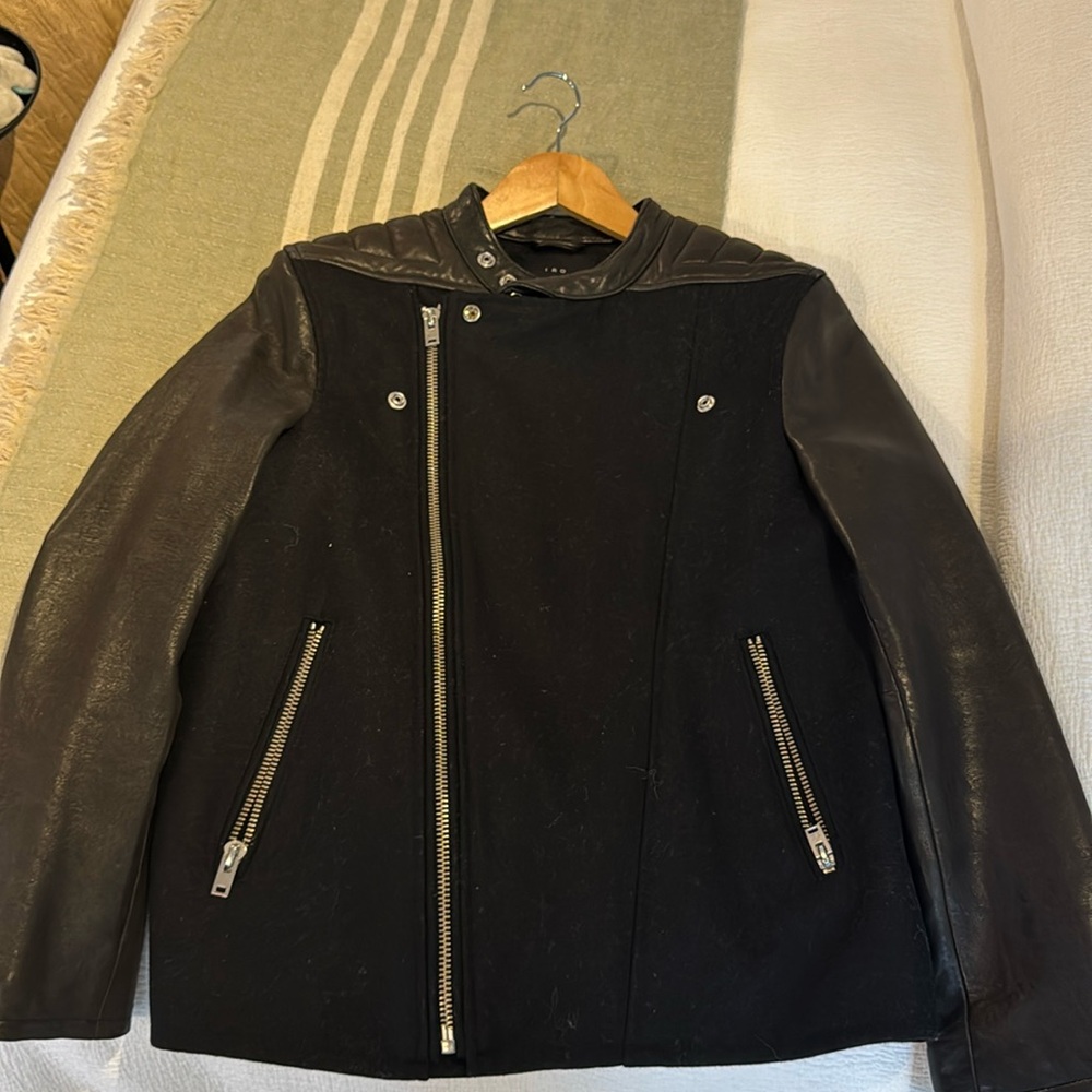 Beautifully crafted leather IRO biker leather jacket. Pristine condition